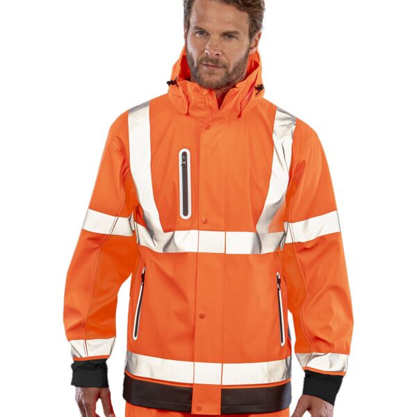 Heavy-duty prism PU safe and dry jacket with recycled backing Thumbnail